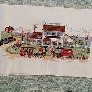 Finished counted cross stitch
